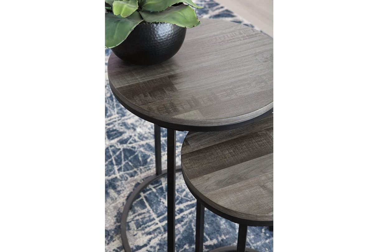 Briarsboro Black/Gray Accent Table by Ashley at Eve Furniture