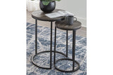 Briarsboro Black/Gray Accent Table by Ashley at Eve Furniture