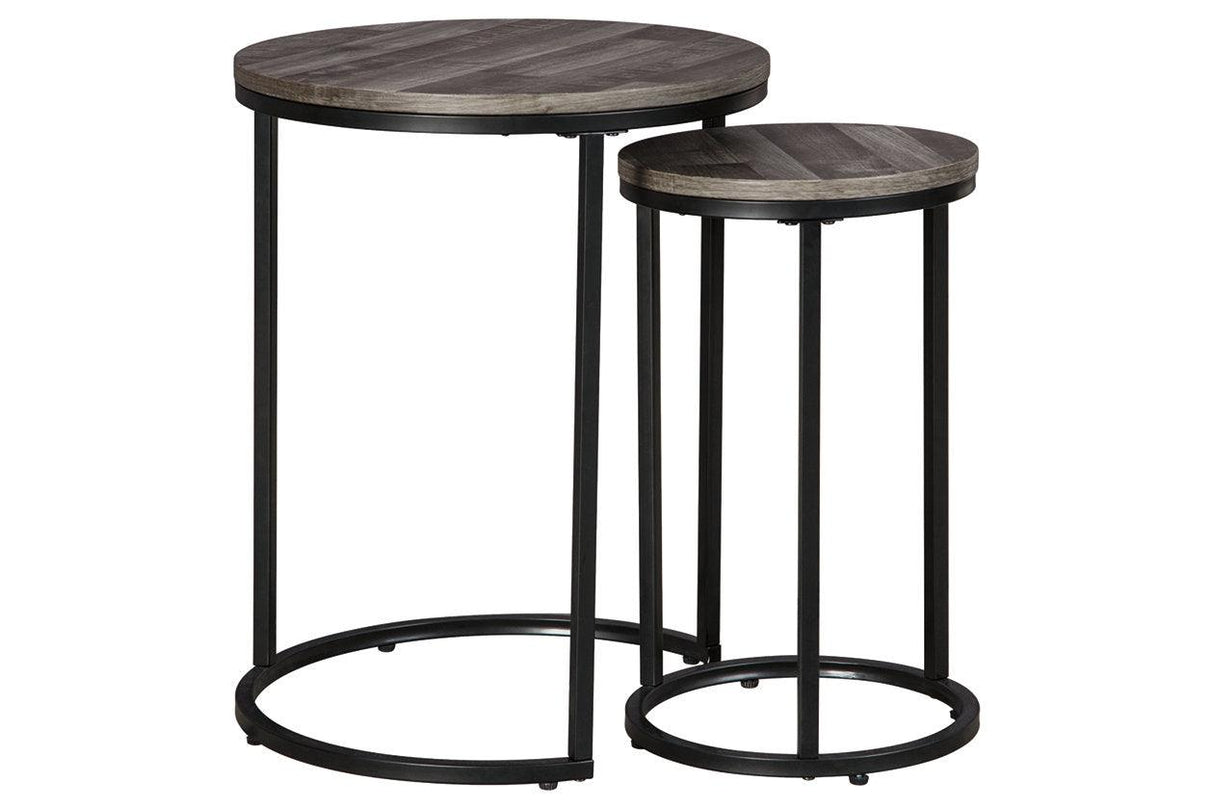 Briarsboro Black/Gray Accent Table by Ashley at Eve Furniture