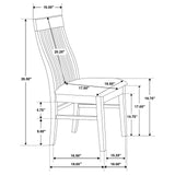 Briarwood Mango Oak 5-Piece Rectangular Dining Set with Removable Extension Leaf