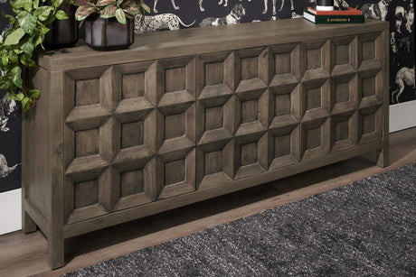 Briarwood Brown Three-Door Sideboard by Crestview at Eve Furniture