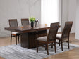 Briarwood Mango Oak 5-Piece Rectangular Dining Set with Removable Extension Leaf by Coaster at Eve Furniture