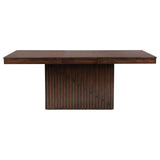 Briarwood Mango Oak Rectangular Dining Table with 18" Removable Extension Leaf by Coaster at Eve Furniture