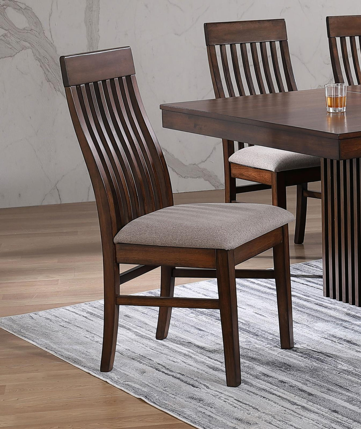 Briarwood Slat Back Dining Side Chair Mango Oak and Brown (Set of 2) by Coaster at Eve Furniture