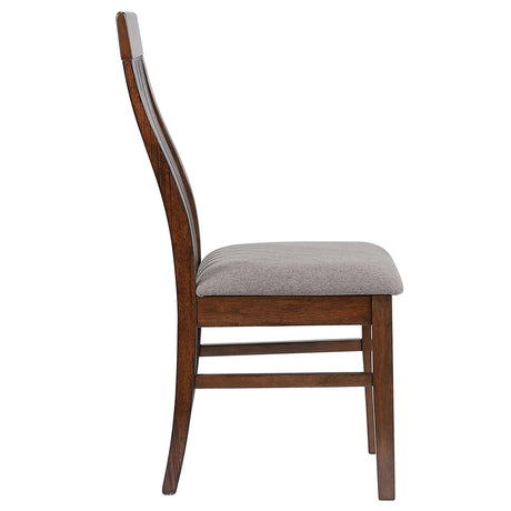Briarwood Slat Back Dining Side Chair Mango Oak and Brown (Set of 2) by Coaster at Eve Furniture