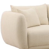 Briceida Sofa, Cream by Dovetail at Eve Furniture