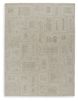 Brickburgh Gray/Ivory/Honey Large Rug