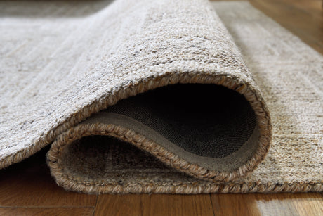 Brickburgh Gray/Ivory/Honey Extra Large Rug by Ashley at Eve Furniture