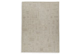 Brickburgh Gray/Ivory/Honey Extra Large Rug by Ashley at Eve Furniture