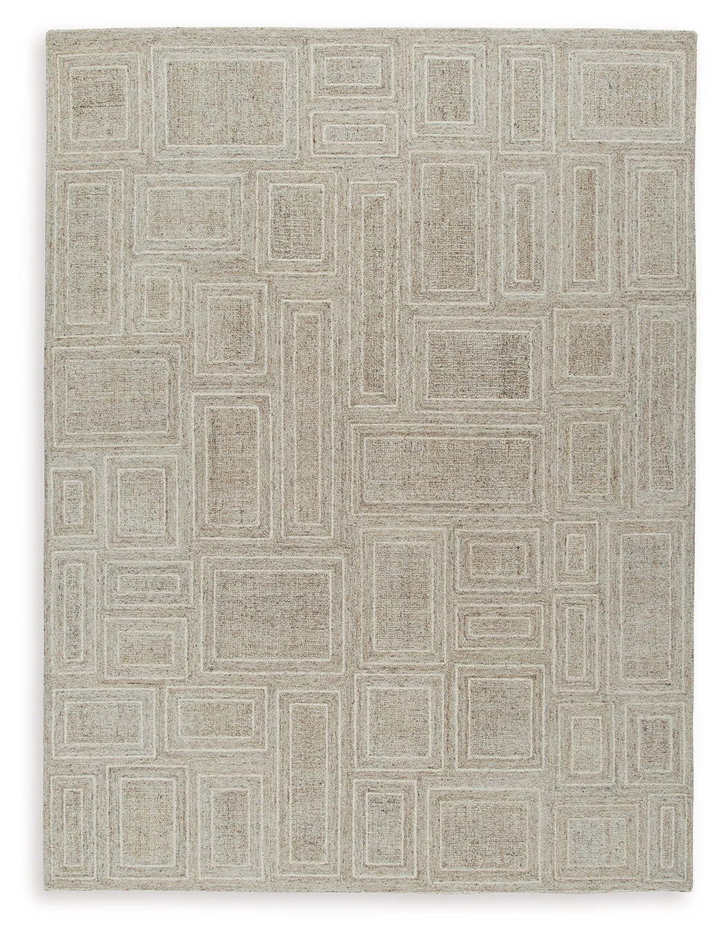 Brickburgh Gray/Ivory/Honey Large Rug by Ashley at Eve Furniture