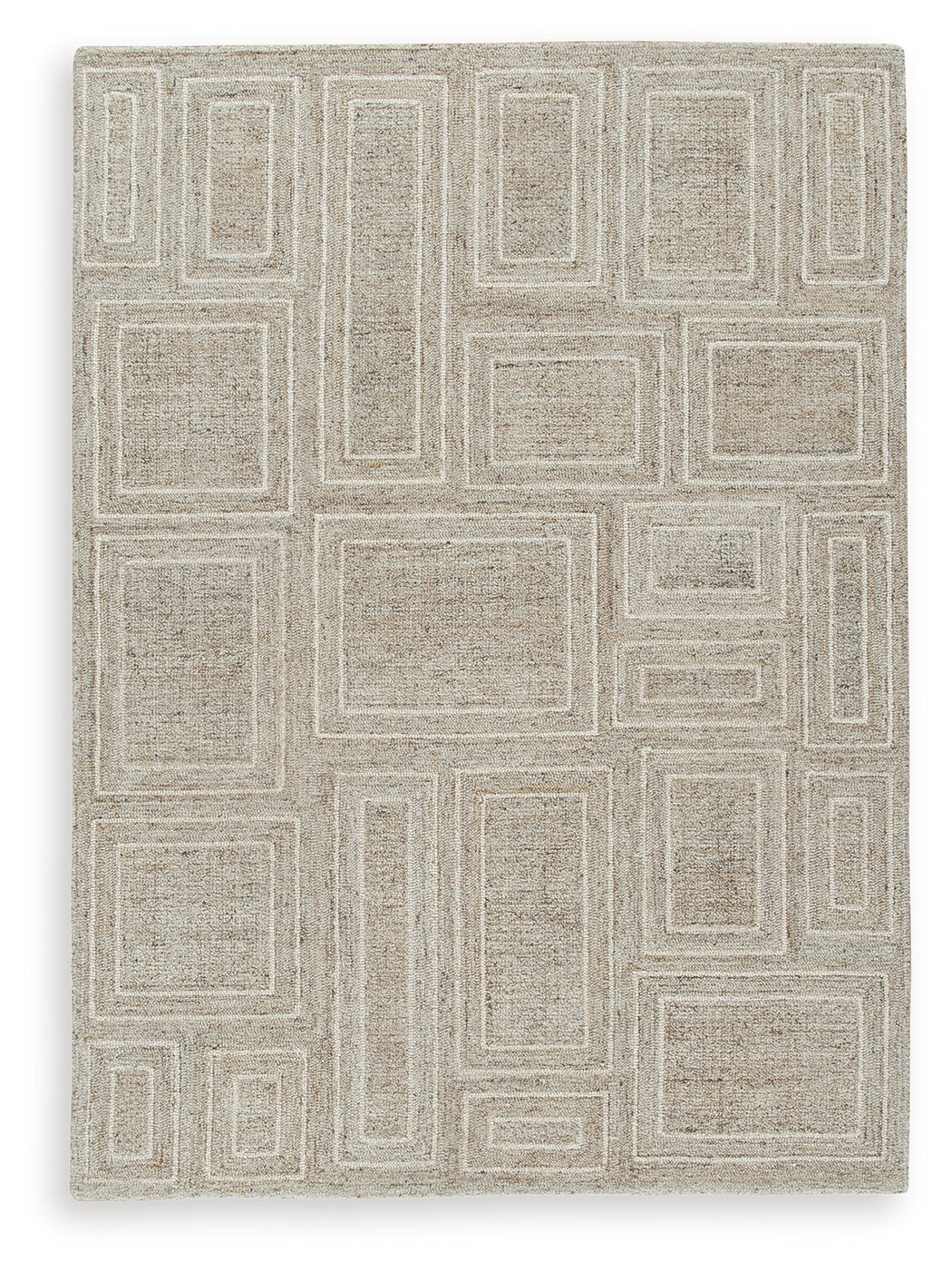 Brickburgh Gray/Ivory/Honey Medium Rug by Ashley at Eve Furniture
