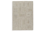 Brickburgh Gray/Ivory/Honey Medium Rug by Ashley at Eve Furniture
