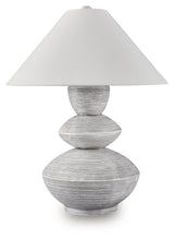 Brickdon Distressed White Table Lamp by Ashley at Eve Furniture