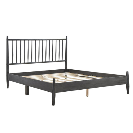 Brickell Gray Full Platform Bed by Homelegance at Eve Furniture