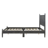Brickell Gray Full Platform Bed by Homelegance at Eve Furniture