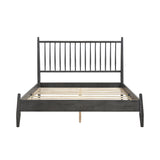 Brickell Gray Queen Platform Bed by Homelegance at Eve Furniture