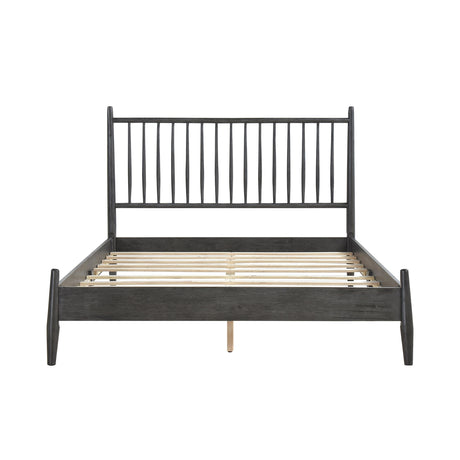 Brickell Gray Twin Platform Bed by Homelegance at Eve Furniture