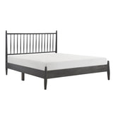 Brickell Gray Twin Platform Bed by Homelegance at Eve Furniture