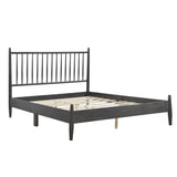 Brickell Gray Twin Platform Bed by Homelegance at Eve Furniture