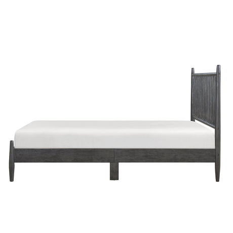 Brickell Gray Twin Platform Bed by Homelegance at Eve Furniture