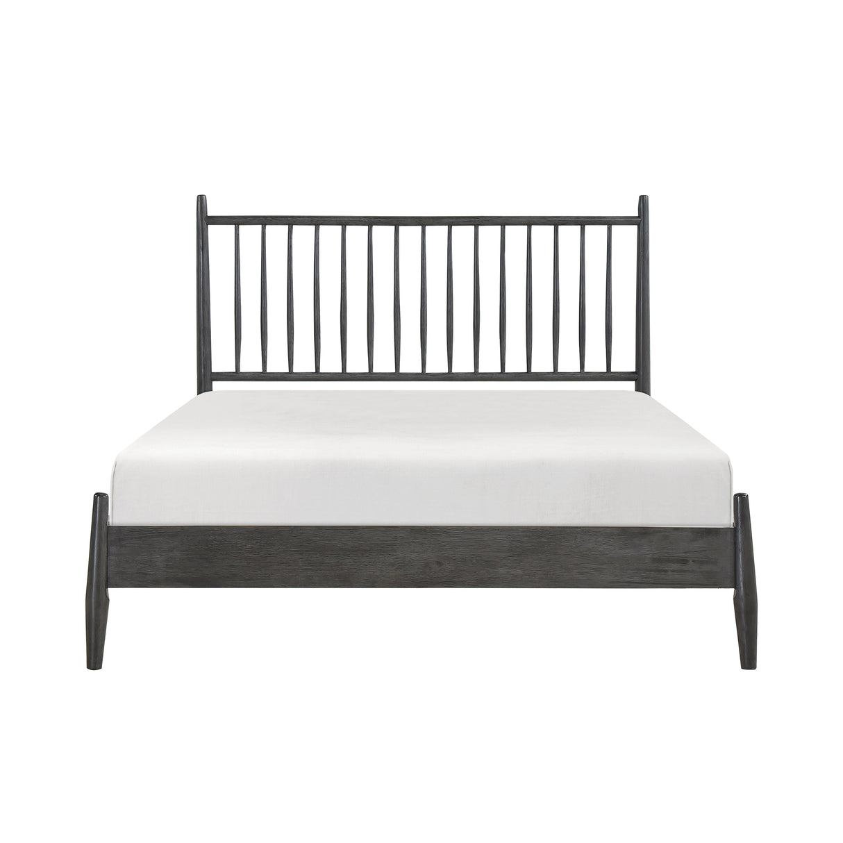 Brickell Gray Twin Platform Bed by Homelegance at Eve Furniture