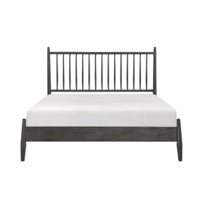 Brickell Gray Twin Platform Bed by Homelegance at Eve Furniture