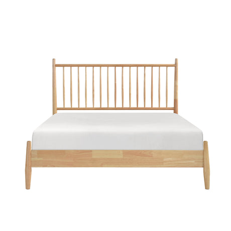 Brickell Natural Full Platform Bed by Homelegance at Eve Furniture