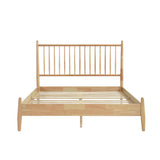 Brickell Natural Queen Platform Bed by Homelegance at Eve Furniture