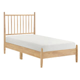Brickell Natural Twin Platform Bed by Homelegance at Eve Furniture