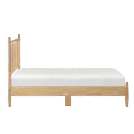 Brickell Natural Twin Platform Bed by Homelegance at Eve Furniture