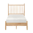 Brickell Natural Twin Platform Bed by Homelegance at Eve Furniture