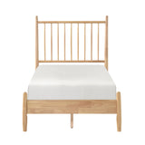 Brickell Natural Twin Platform Bed by Homelegance at Eve Furniture