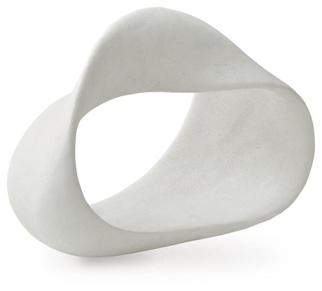 Brickmoore White Sculpture by Ashley at Eve Furniture