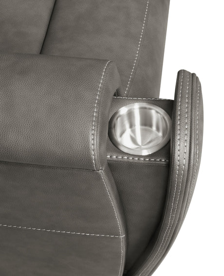 Brickston Charcoal 2-Piece Triple Power Reclining Set by Coaster at Eve Furniture