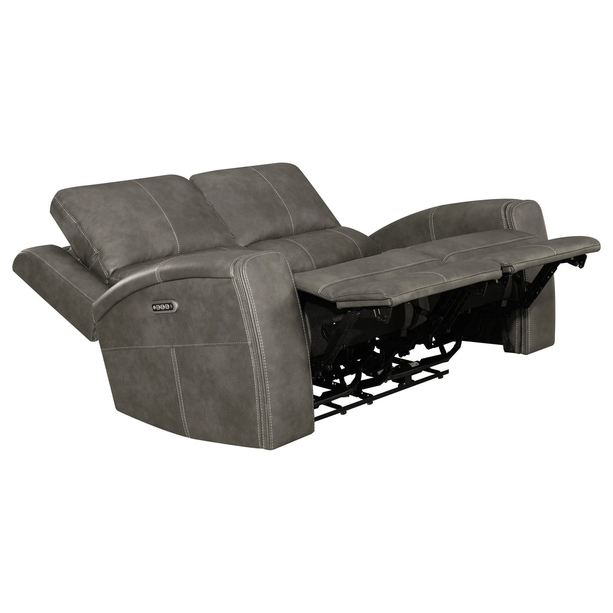 Brickston Charcoal 2-Piece Triple Power Reclining Set by Coaster at Eve Furniture