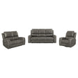 Brickston Charcoal 3-Piece Triple Power Reclining Set by Coaster at Eve Furniture