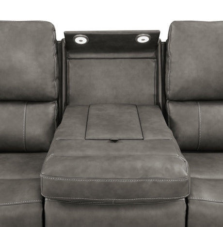 Brickston Charcoal 3-Piece Triple Power Reclining Set by Coaster at Eve Furniture