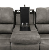 Brickston Charcoal 3-Piece Triple Power Reclining Set by Coaster at Eve Furniture