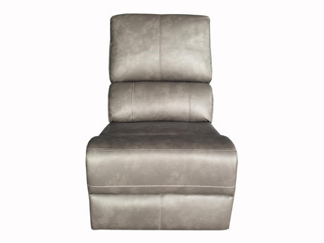 Brickston Charcoal Leatherette Modular Sectional Armless Chair by Coaster at Eve Furniture