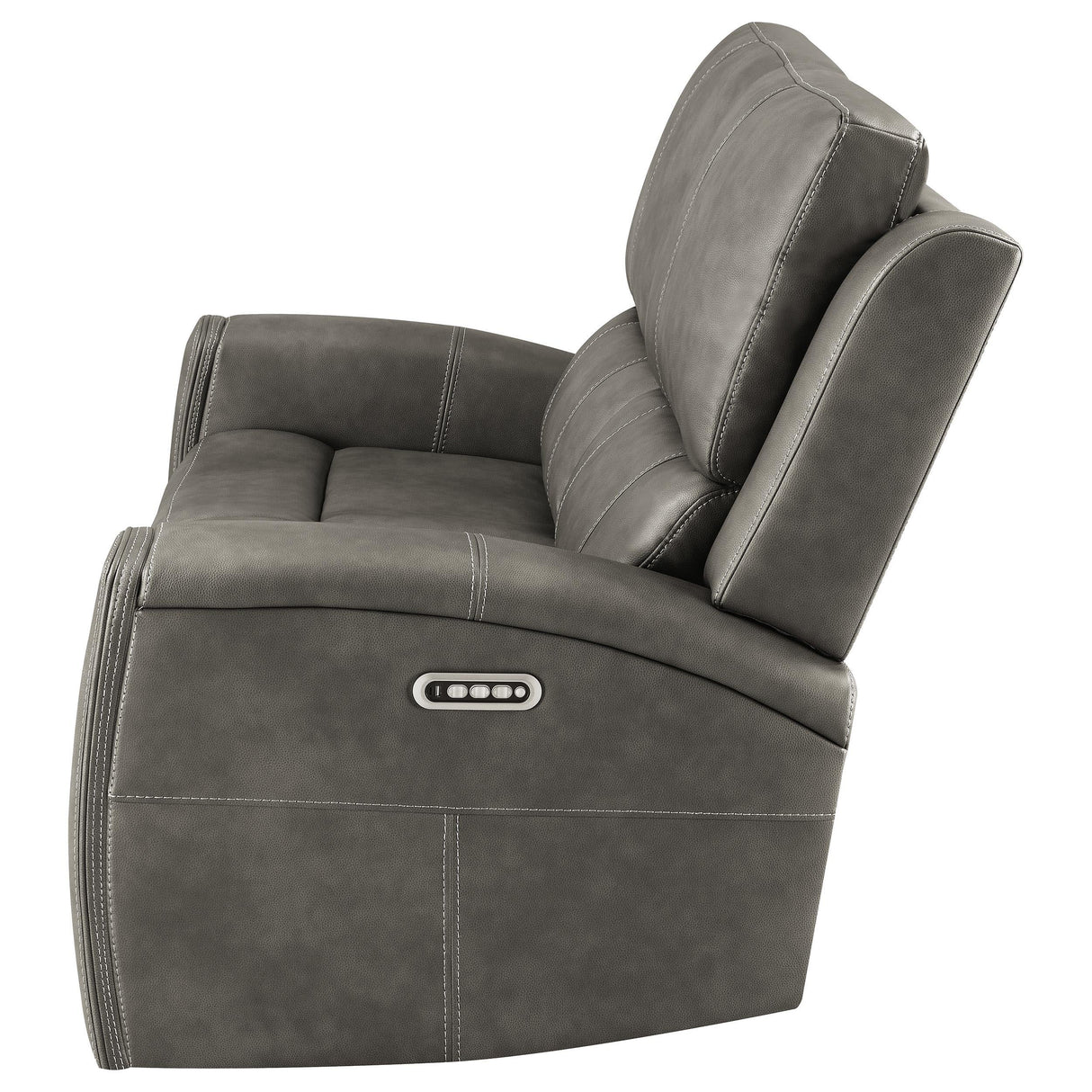 Brickston Charcoal Triple Power Reclining Loveseat by Coaster at Eve Furniture