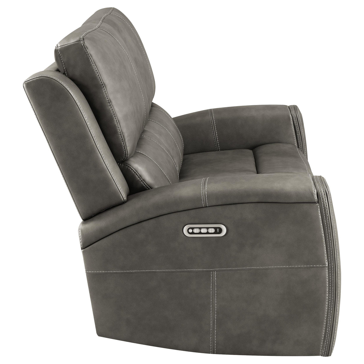 Brickston Charcoal Triple Power Reclining Loveseat by Coaster at Eve Furniture