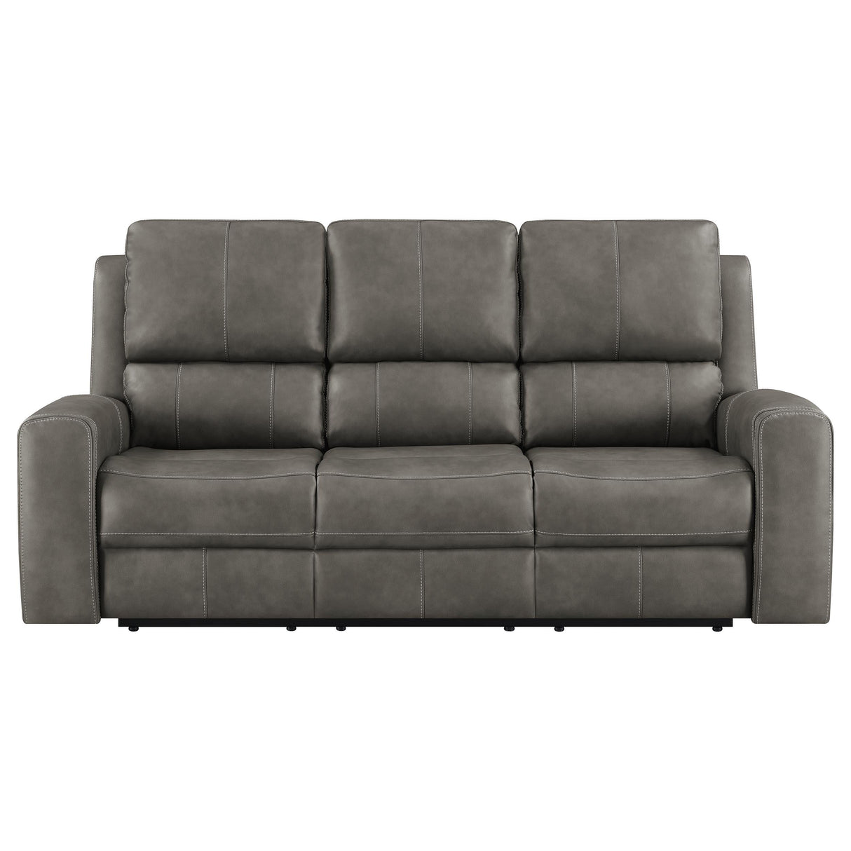 Brickston Triple Power Reclining Sofa Charcoal by Coaster at Eve Furniture