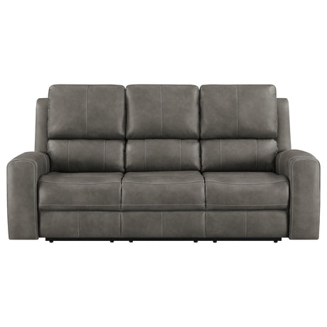 Brickston Triple Power Reclining Sofa Charcoal by Coaster at Eve Furniture