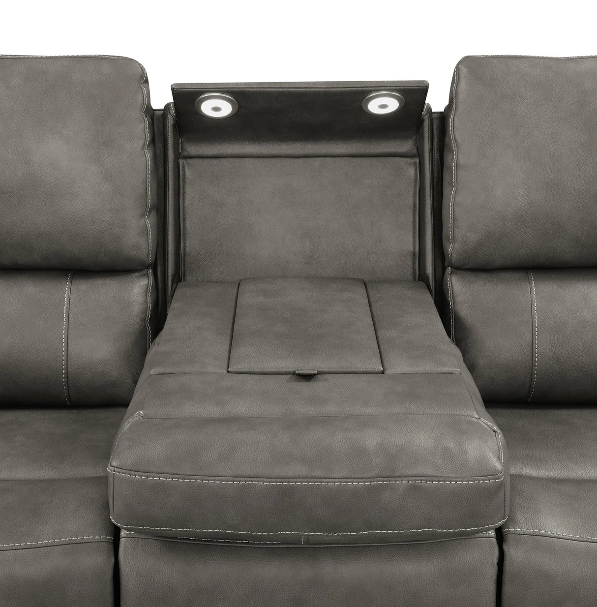 Brickston Triple Power Reclining Sofa Charcoal by Coaster at Eve Furniture