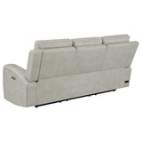 Brickston Gray 2-Piece Triple Power Reclining Set by Coaster at Eve Furniture