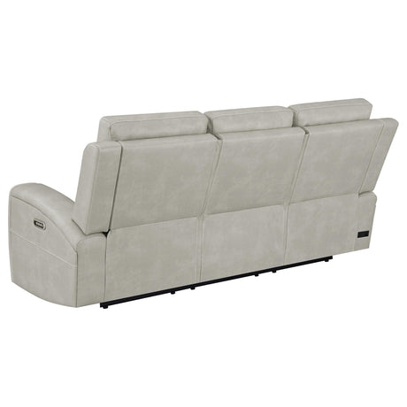 Brickston Gray 2-Piece Triple Power Reclining Set by Coaster at Eve Furniture