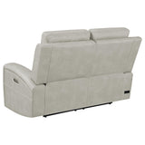 Brickston Gray 2-Piece Triple Power Reclining Set by Coaster at Eve Furniture