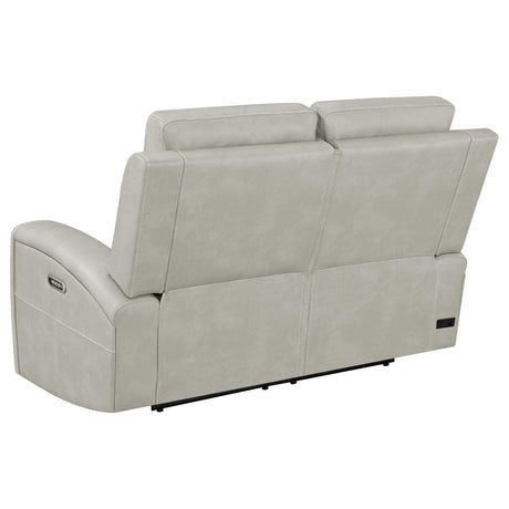 Brickston Gray 2-Piece Triple Power Reclining Set by Coaster at Eve Furniture