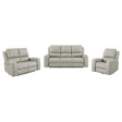 Brickston Gray 3-Piece Triple Power Reclining Set by Coaster at Eve Furniture