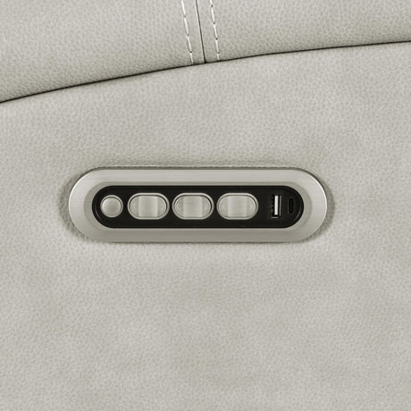 Brickston Triple Power Reclining Sofa Grey by Coaster at Eve Furniture